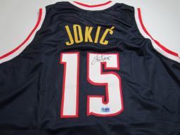 Nikola Jokic of the Denver Nuggets signed autographed basketball jersey ERA COA 321