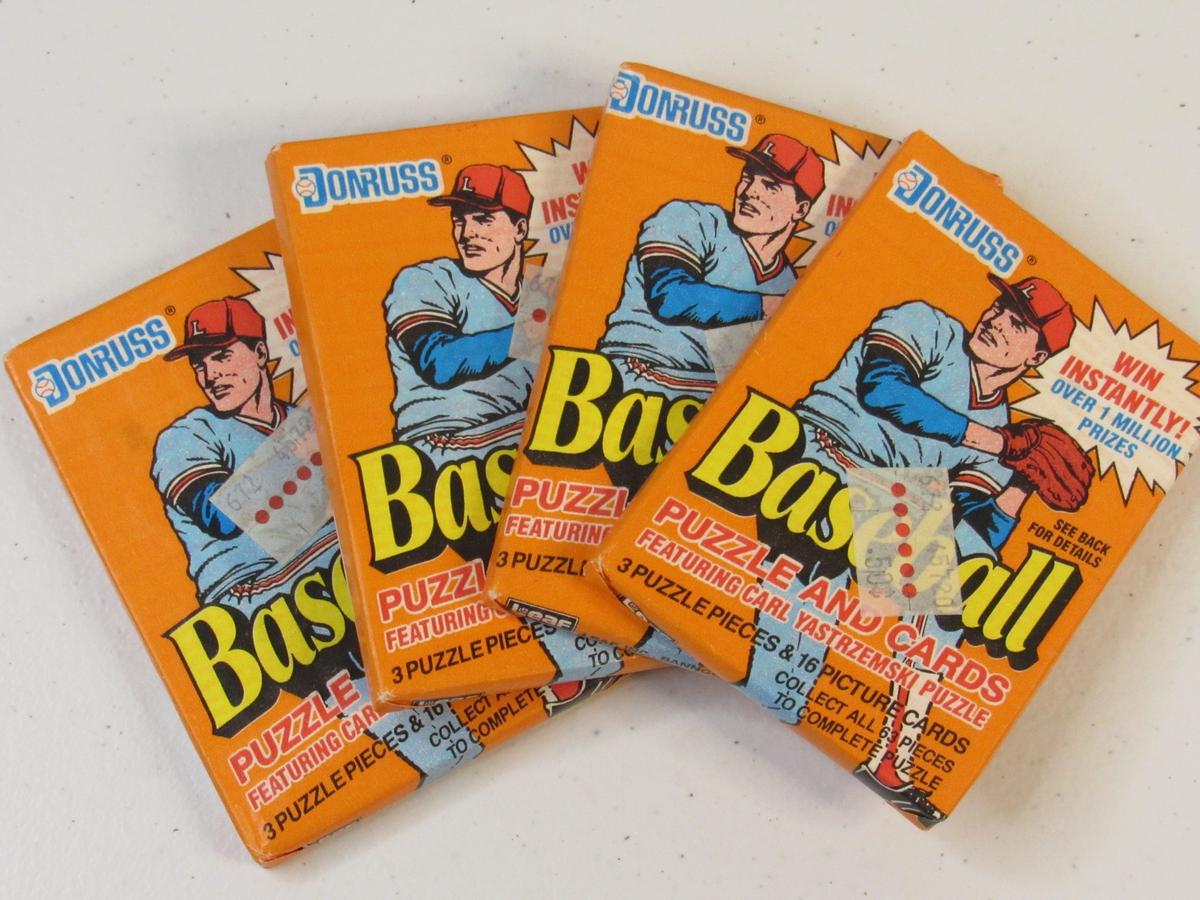 (4) 1990 Donruss Baseball Sealed Pack Lot ROOKIES??????