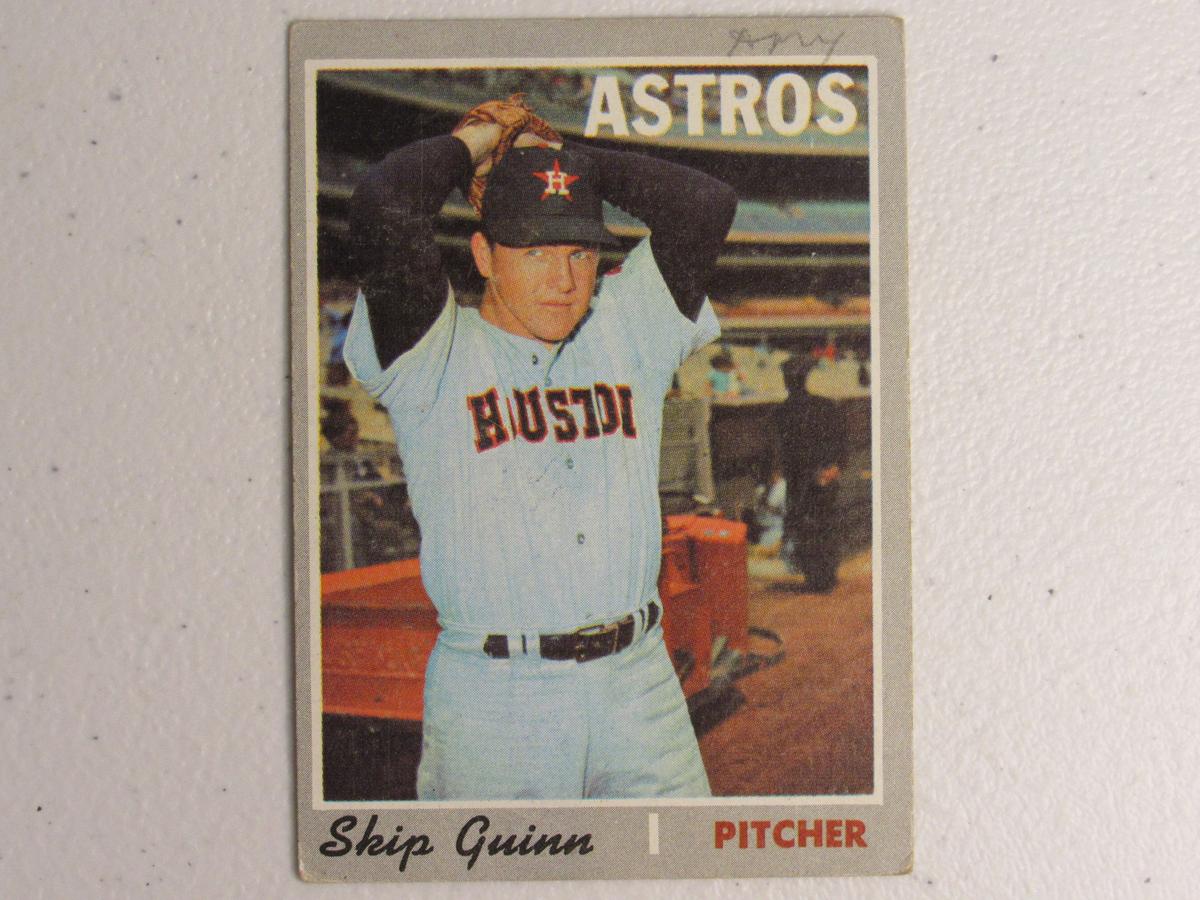 Skip Guinn Astros 1970 Topps Rookie #316