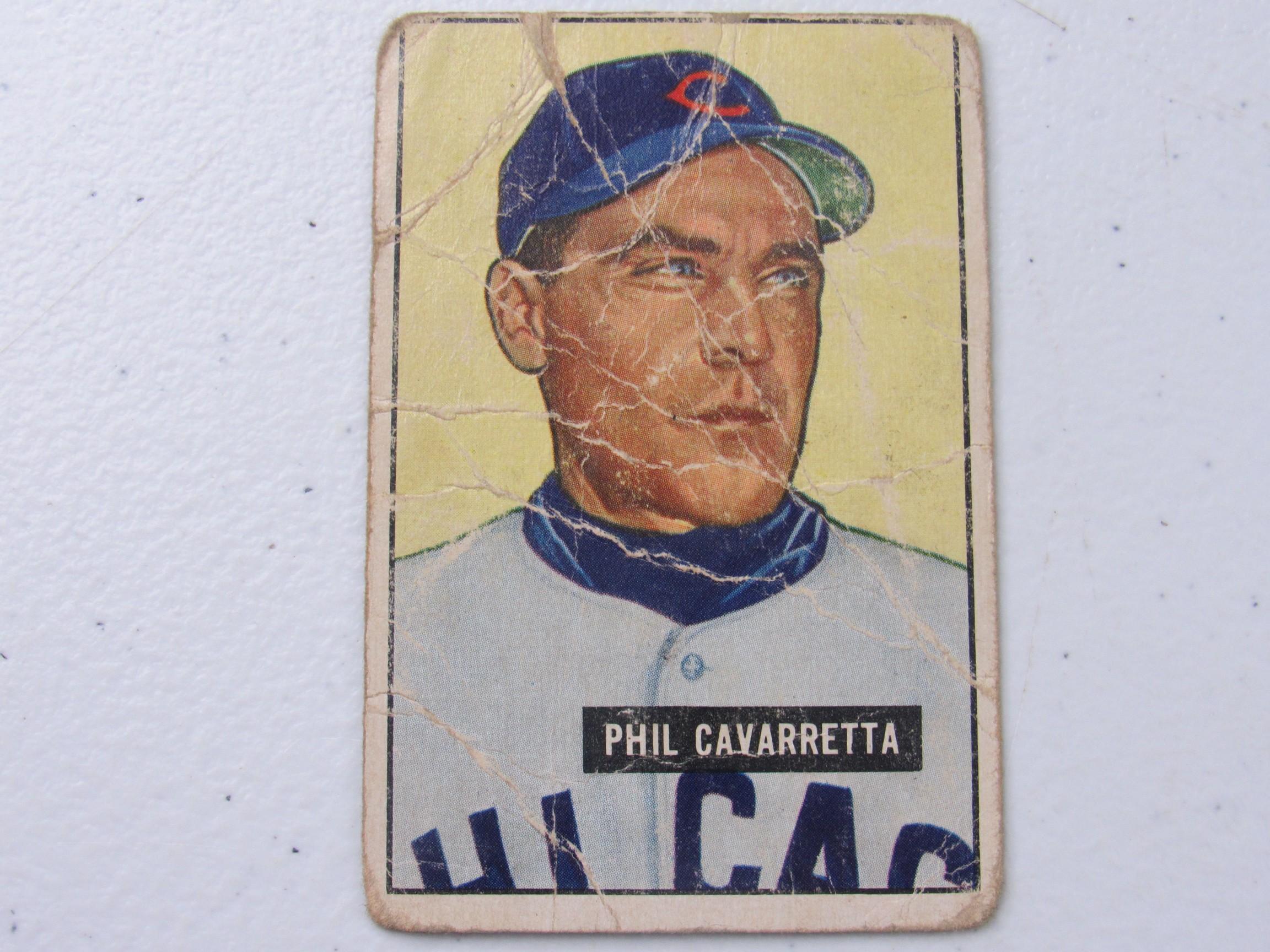 Phil Cavarretta Chicago Cubs 1951 Bowman #138