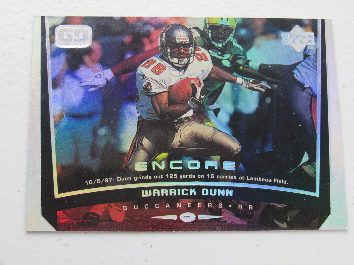 Warrick Dunn Buccaneers 1999 Upper Deck Encore Game Dater #137