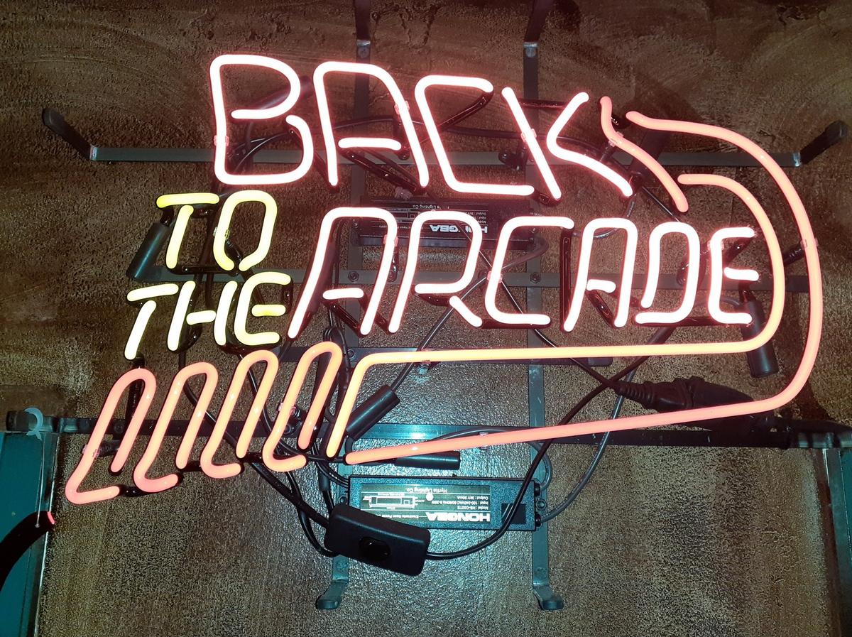 Back to the Arcade Neon Sign