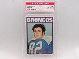 Lyle Alzado Denver Broncos 1972 Topps ROOKIE #106 graded PAAS AUTHENTIC