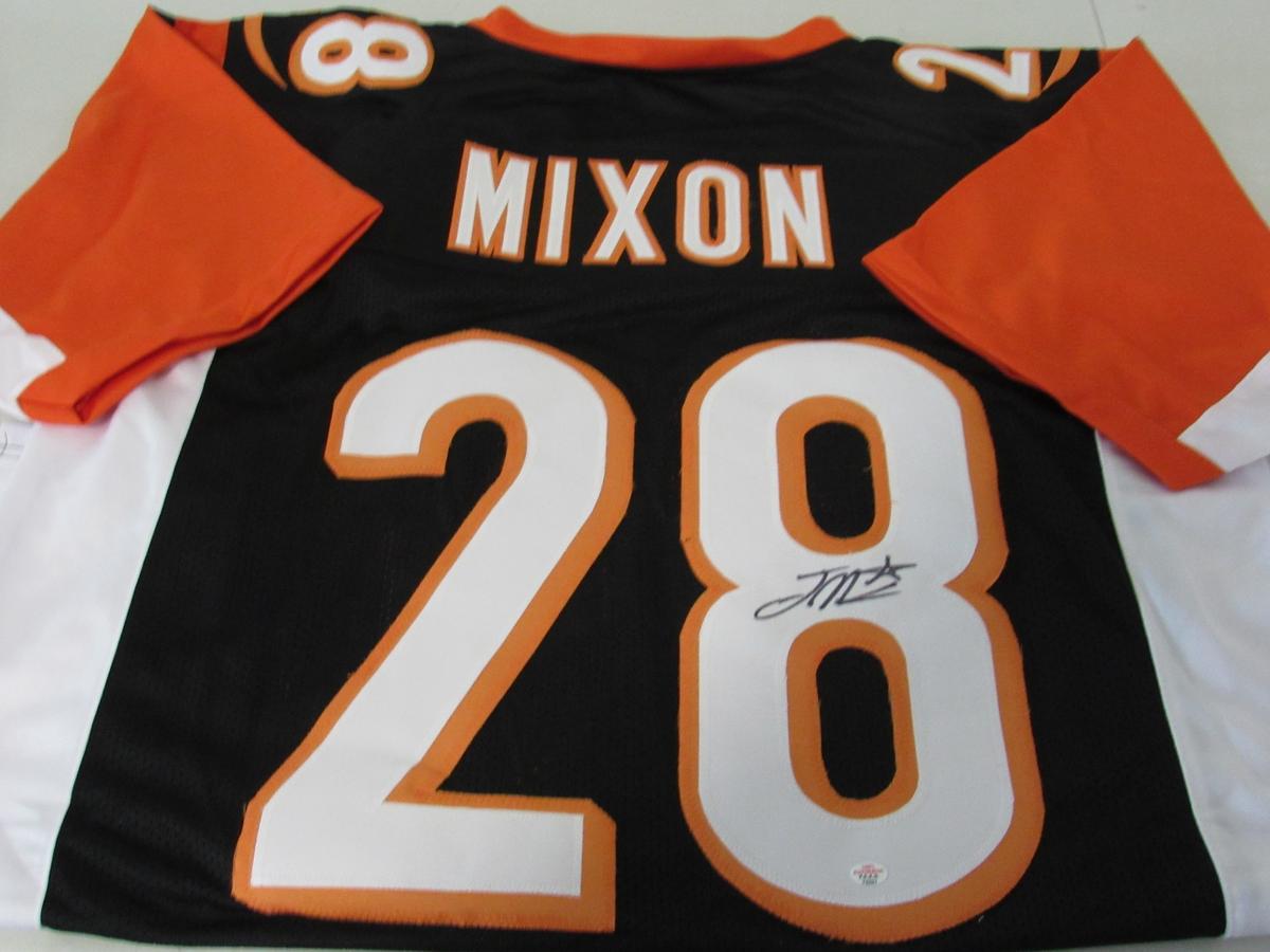 Joe Mixon of the Cincinnati Bengals signed autographed football jersey PAAS COA 221