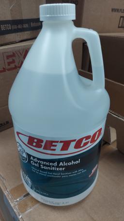 (4) Pallets Of One Gallon Advanced Alcohol Gel Sanitizer. (192) Bottles Per Pallet