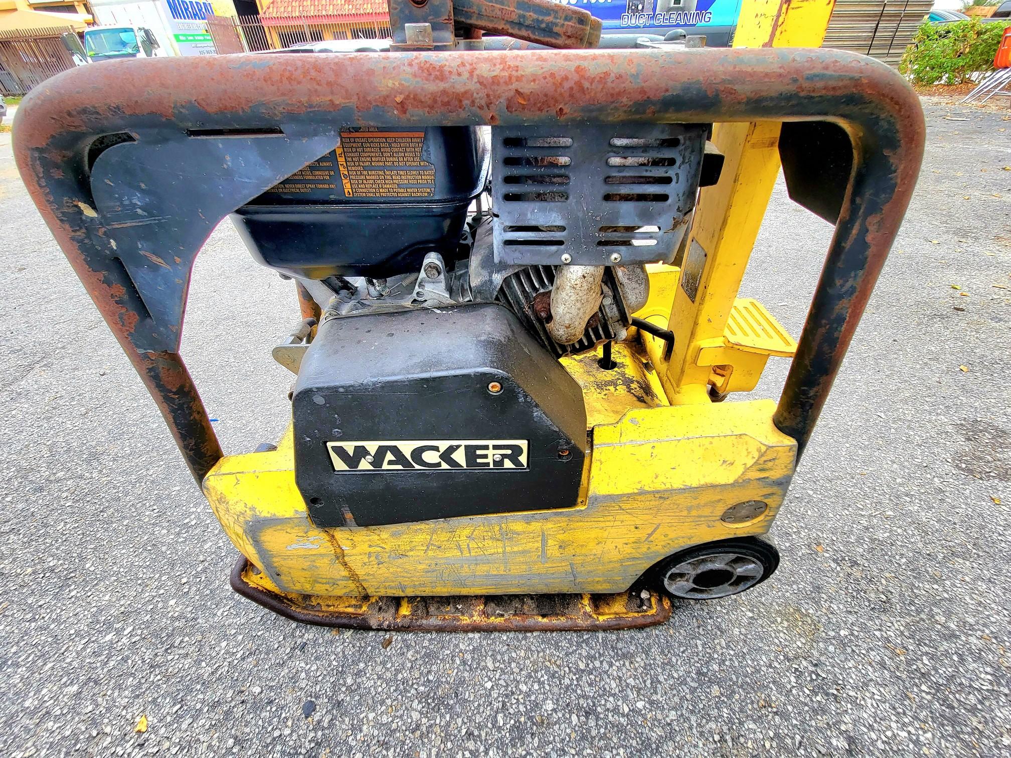 Wacker Honda Gas Plate Compactor Reversible Runs