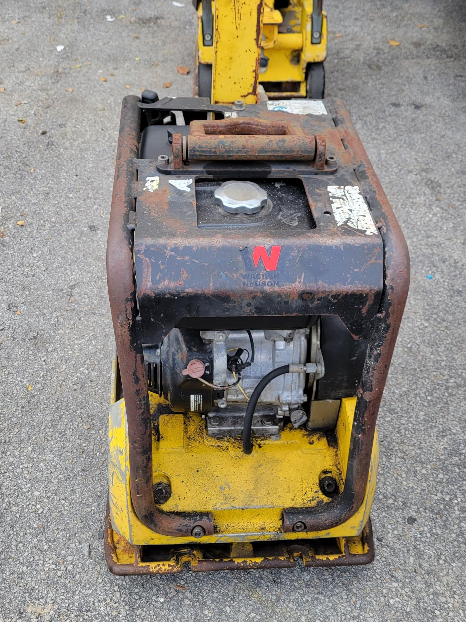 Wacker Honda Gas Plate Compactor Reversible Runs