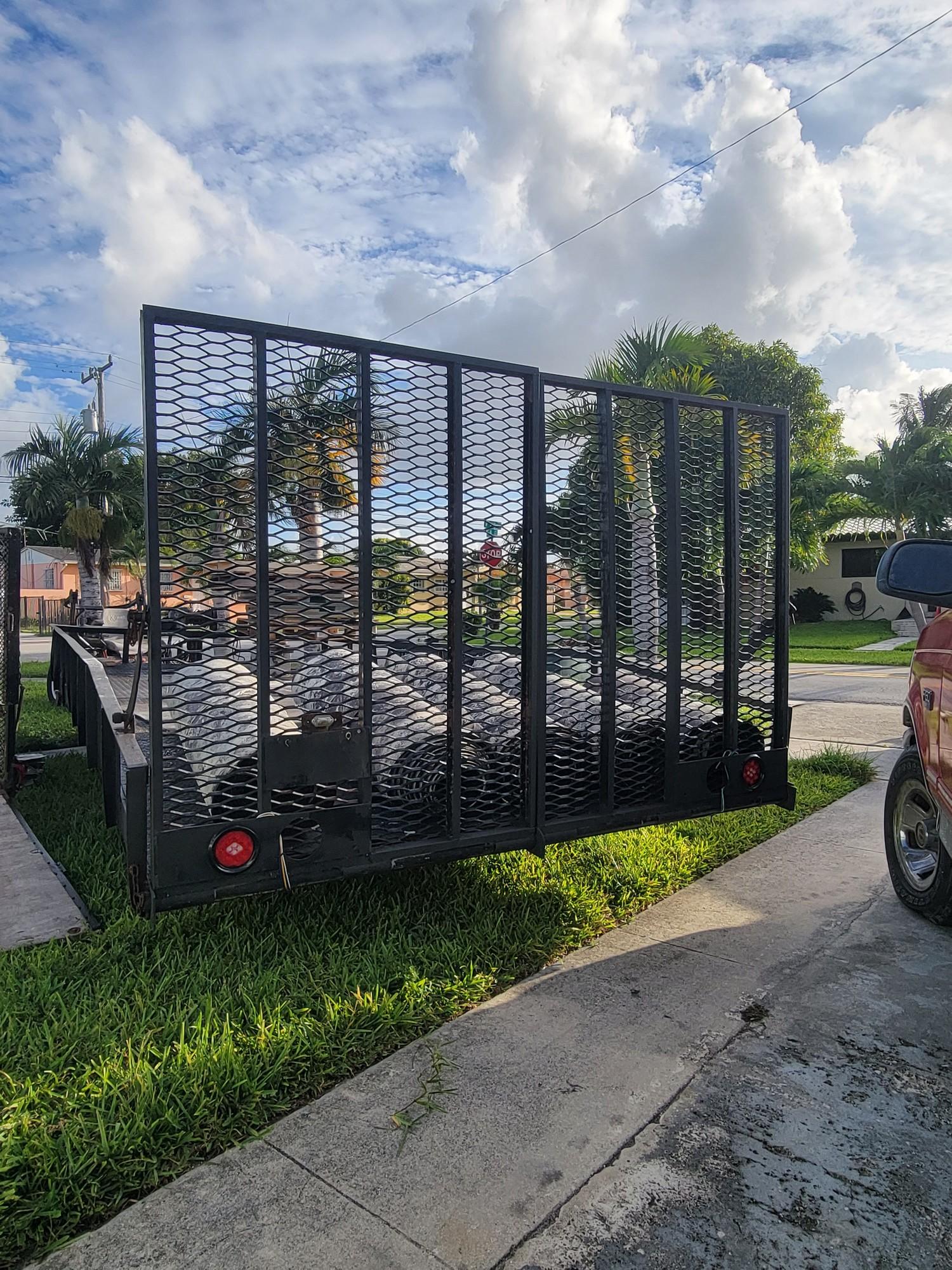 20' Feet 8' Foot Wide Lawn Equipment Golf Cart Trailer