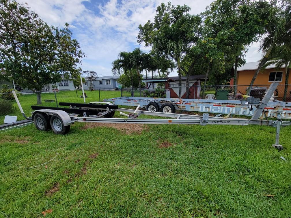 Aluminum Tandem Axle Boat Trailer 24'-25' Boat Ready to Go