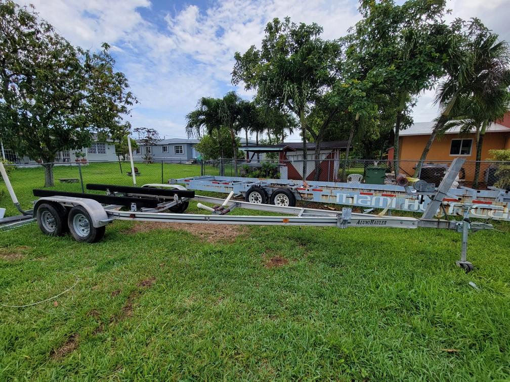 Aluminum Tandem Axle Boat Trailer 24'-25' Boat Ready to Go