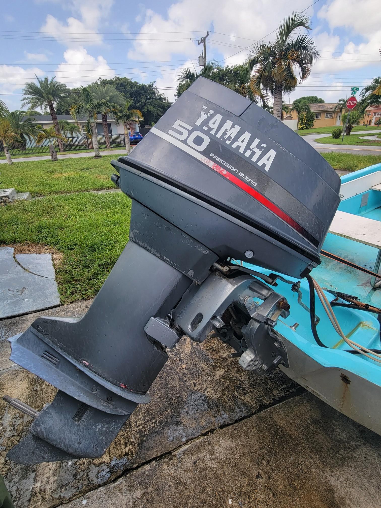 13' Boston Whaler with Yamaha Outboard Motor Trailer