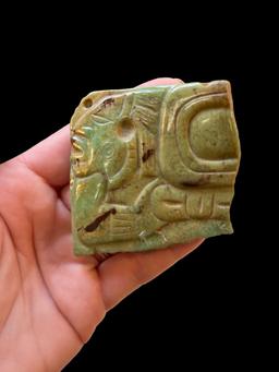 Pre-Columbian Mayan Jade Lord Pectoral