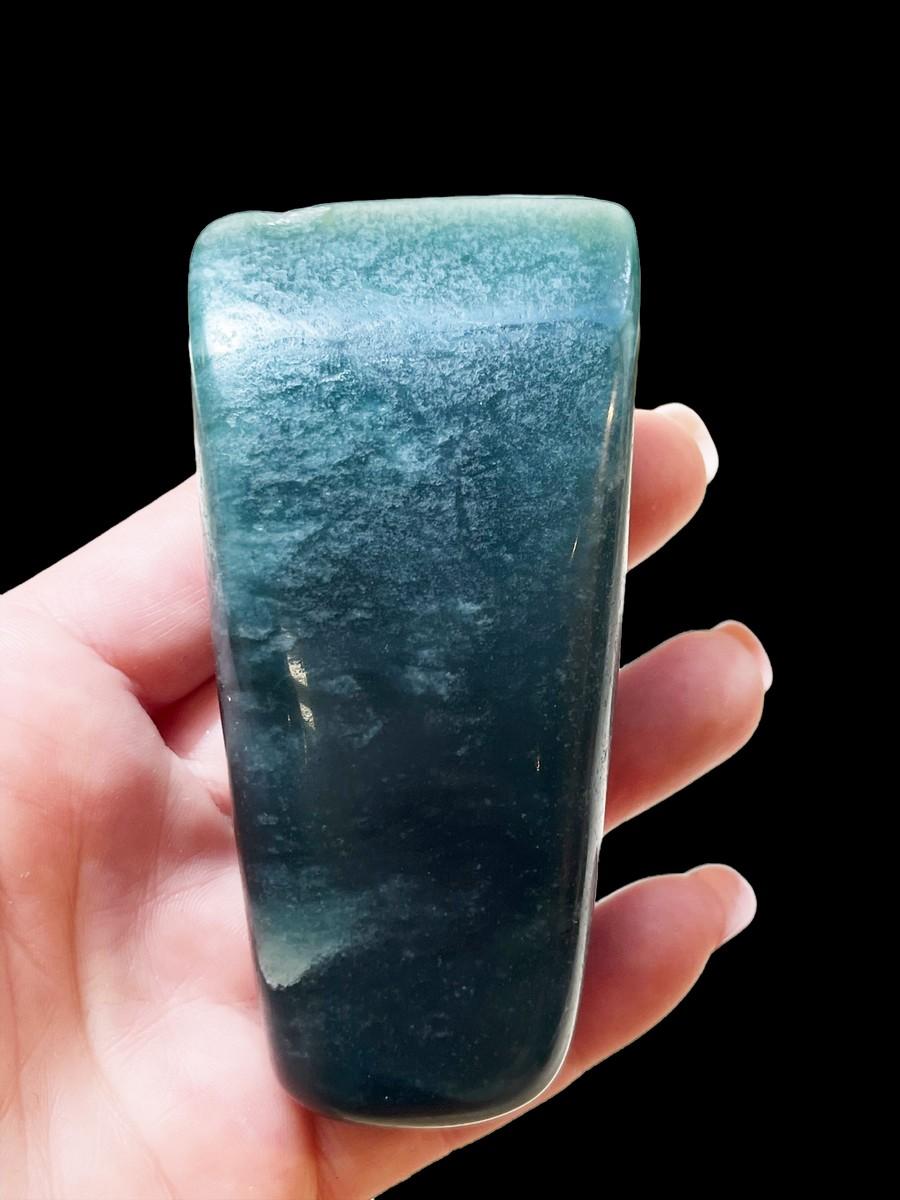 Pre-Columbian Princess Blue Translucent Olmec Axe