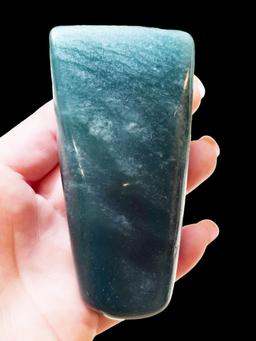 Pre-Columbian Princess Blue Translucent Olmec Axe