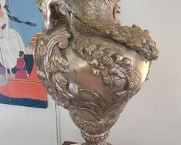 40" Ornate Cherub Themed Urns