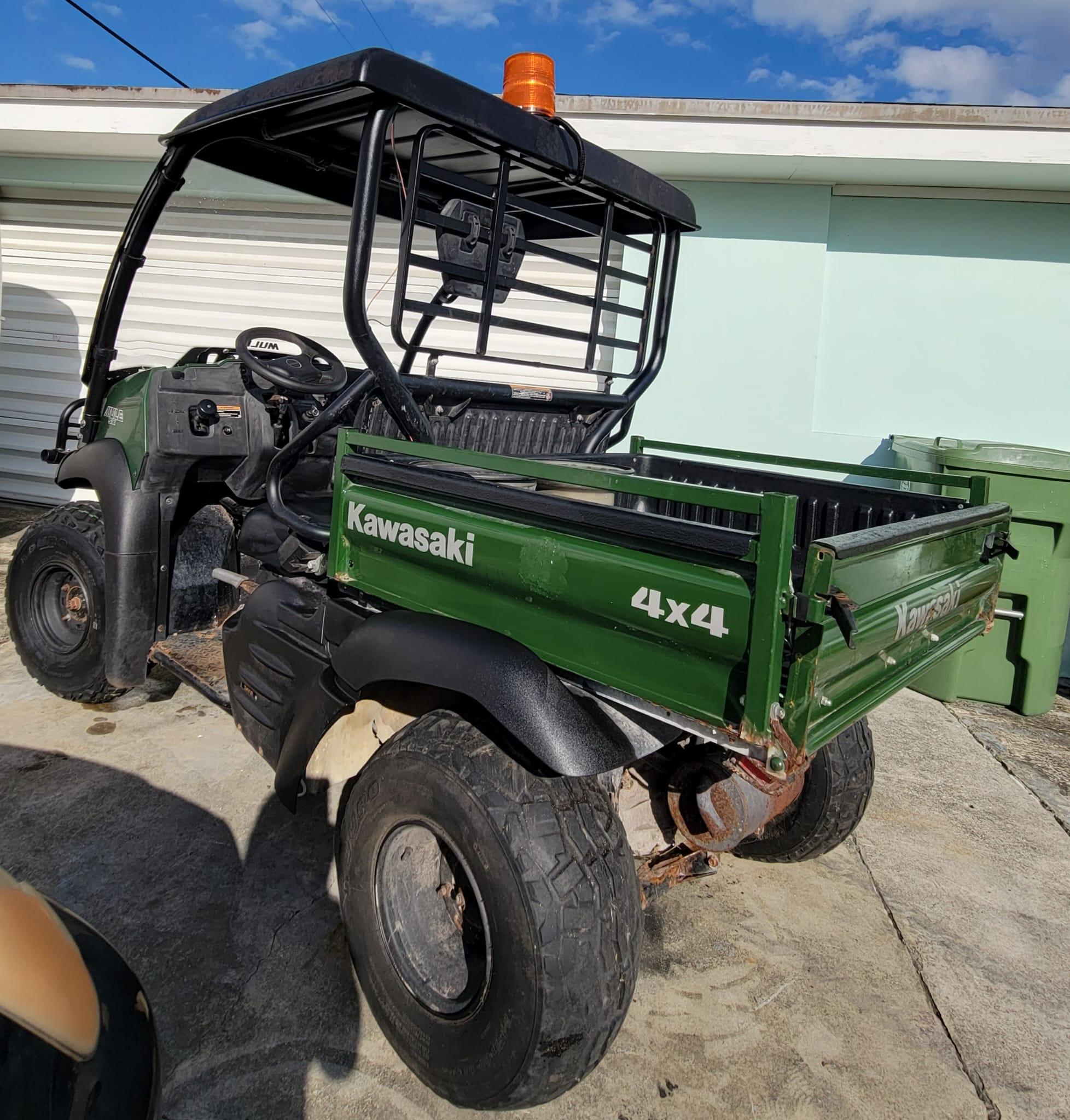 2017 KAWASAKI Mule 4x4 SX Utility Vehicle Title 1072 hours