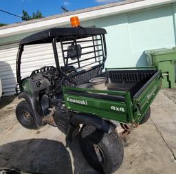 2017 KAWASAKI Mule 4x4 SX Utility Vehicle Title 1072 hours