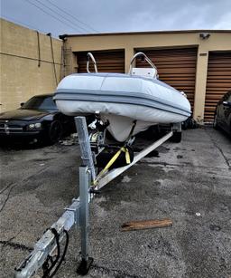 23' NOVURANIA Chase Yanmar Diesel Inflatable Boat Read