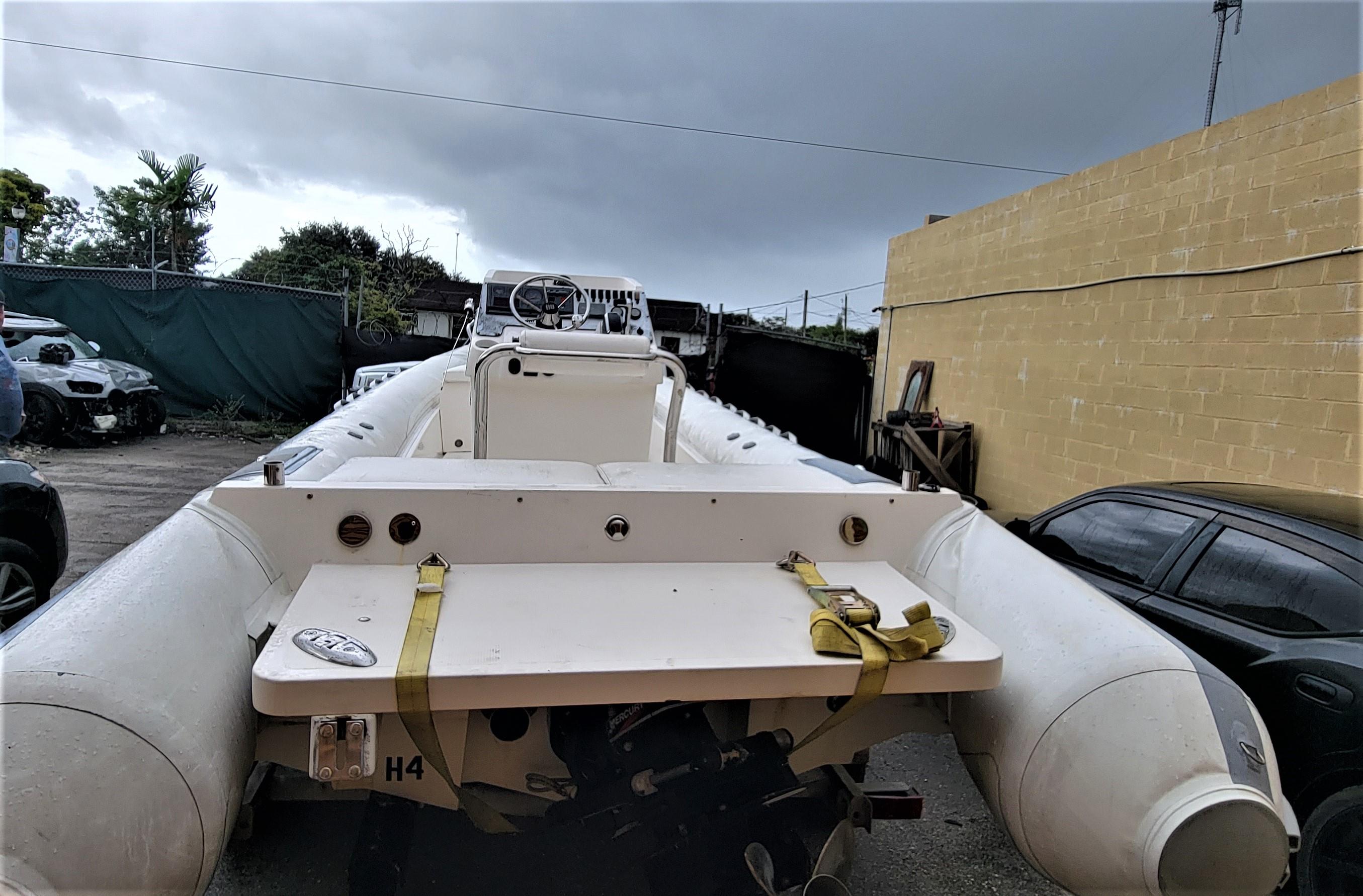 23' NOVURANIA Chase Yanmar Diesel Inflatable Boat Read