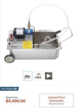 Vulcan MF-1 Portable Fryer Oil Filter Machine