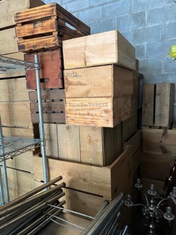 Produce Wood Crates - Over (12) Units