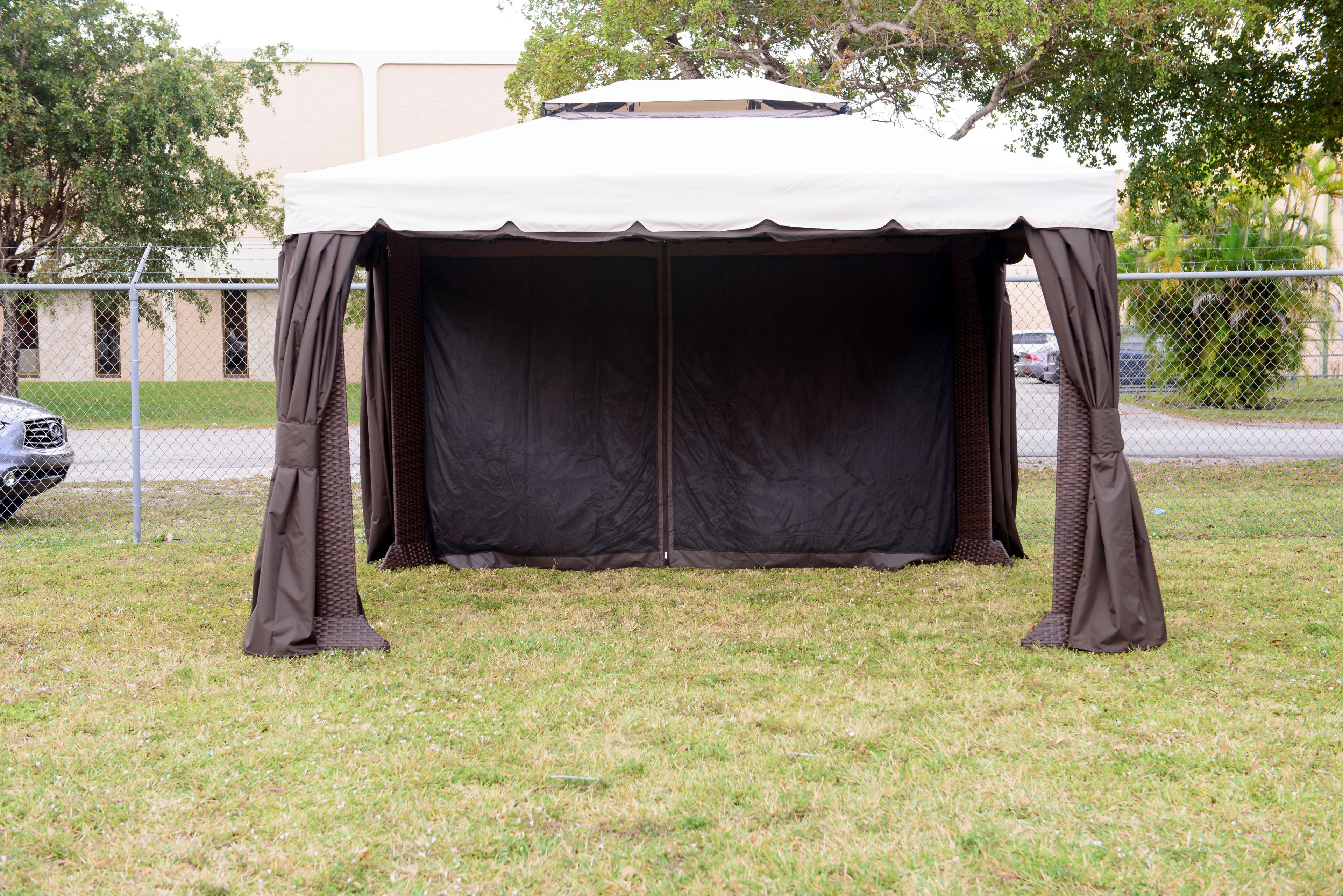 Rattan Gazebo. Brand New, In Box