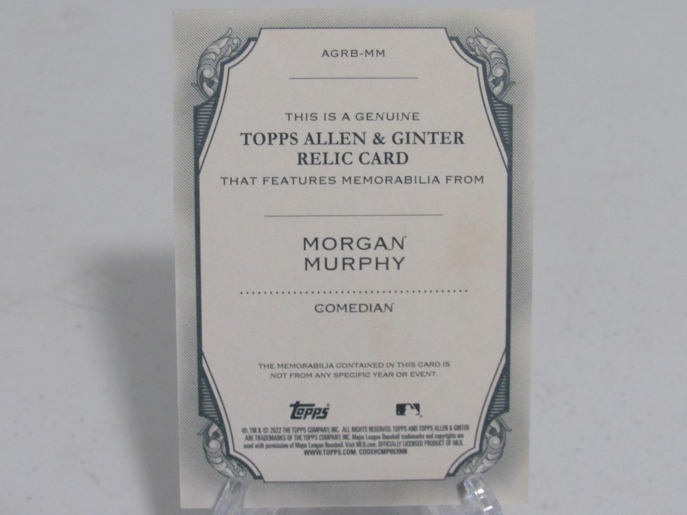 Morgan Murphy 2022 Allen & Ginter Genuine Relic Card #AGRB-MM