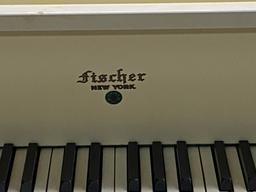 Fisher New York Baby Grand Piano - Finished In White - Absolutely Magnificent