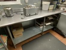 96" Stainless Steel Table