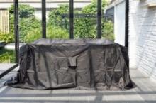 BRAND NEW OUTDOOR POLYESTER BLACK FURNITURE RECTANGULAR COVER