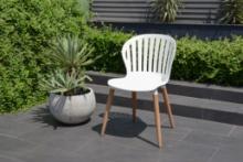 BRAND NEW OUTDOOR RECYCLED MARITIME GRADE RESIN CHAIR WHITE