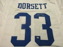 Tony Dorsett of the Dallas Cowboys signed autographed football jersey PAAS COA 949