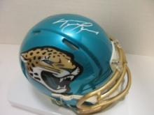 Trevor Lawrence of the Jacksonville Jaguars signed autographed mini football helmet PAAS COA 879