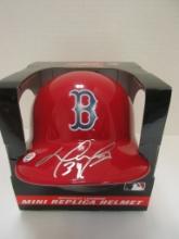 David Ortiz of the Boston Red Sox signed autographed mini batting helmet PAAS COA 738