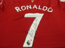 Cristiano Ronaldo signed autographed soccer jersey PAAS COA 258