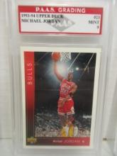 Michael Jordan Bulls 1993-94 Upper Deck #23 graded PAAS Mint 9