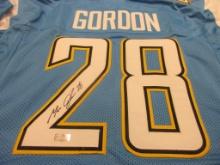 Melvin Gordon of the San Diego Chargers signed autographed football jersey Radtke COA