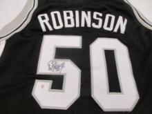 David Robinson of the San Antonio Spurs signed autographed basketball jersey PAAS COA 019