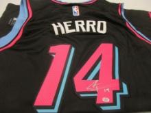 Tyler Herro of the Miami Heat signed autographed basketball jersey PAAS COA 739
