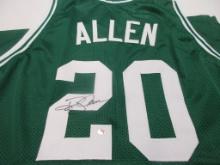 Ray Allen of the Boston Cletics signed autographed basketball jersey PAAS COA 108