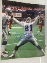 Deion Sanders of the Dallas Cowboys signed autographed 8x10 photo PAAS COA 529