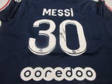 Leo Messi signed autographed soccer jersey PAAS COA 757