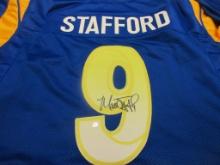 Matthew Stafford of the LA Rams signed autographed football jersey PAAS COA 335