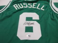 Bill Russell of the Boston Celtics signed autographed basketball jersey HC COA