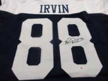 Michael Irvin of the Dallas Cowboys signed autographed football jersey PAAS COA 890