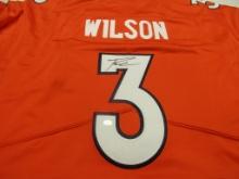 Russell Wilson of the Denver Broncos signed autographed football jersey PAAS COA 614