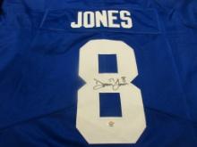 Daniel Jones of the NY Giants signed autographed football jersey PAAS COA 005