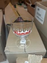 Hamms Beer Wine Glass