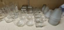 Various Style and Sized Glass Candle Holders