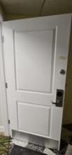 36" x 80"Interior Solid Wood Door with Kick Plate, All Hardware and Card Entry Lock